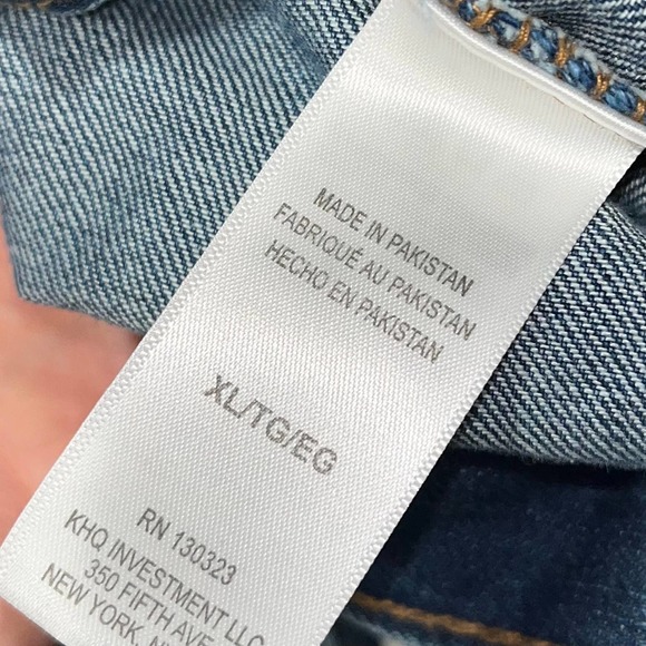 Lucky Brand Blue and Gray Jean Jacket - Picture 4 of 9